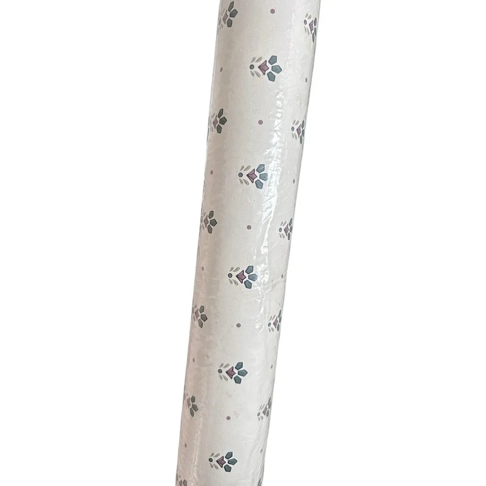 Vintage‎ Borden Wallpaper Vinyl Wallcovering Floral Country Kitchen Cottagecore